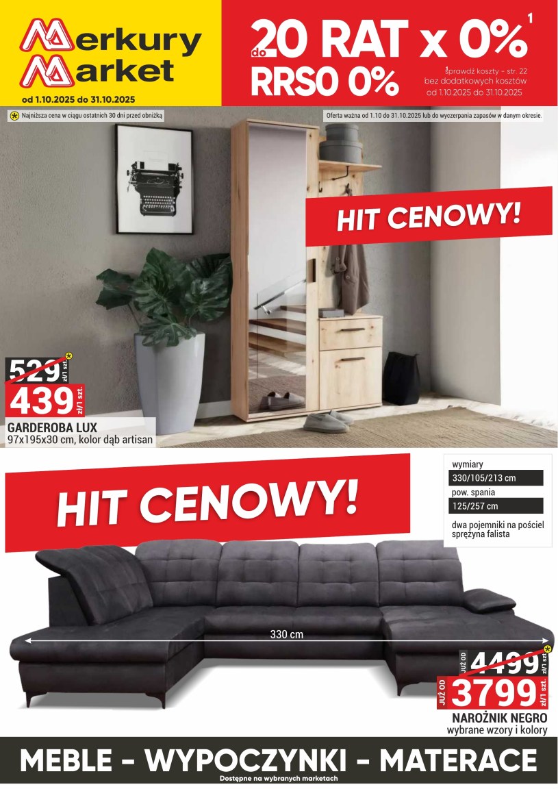 Gazetka promocyjna Merkury Market - ważna od 01. 10. 2025 do 31. 10. 2025