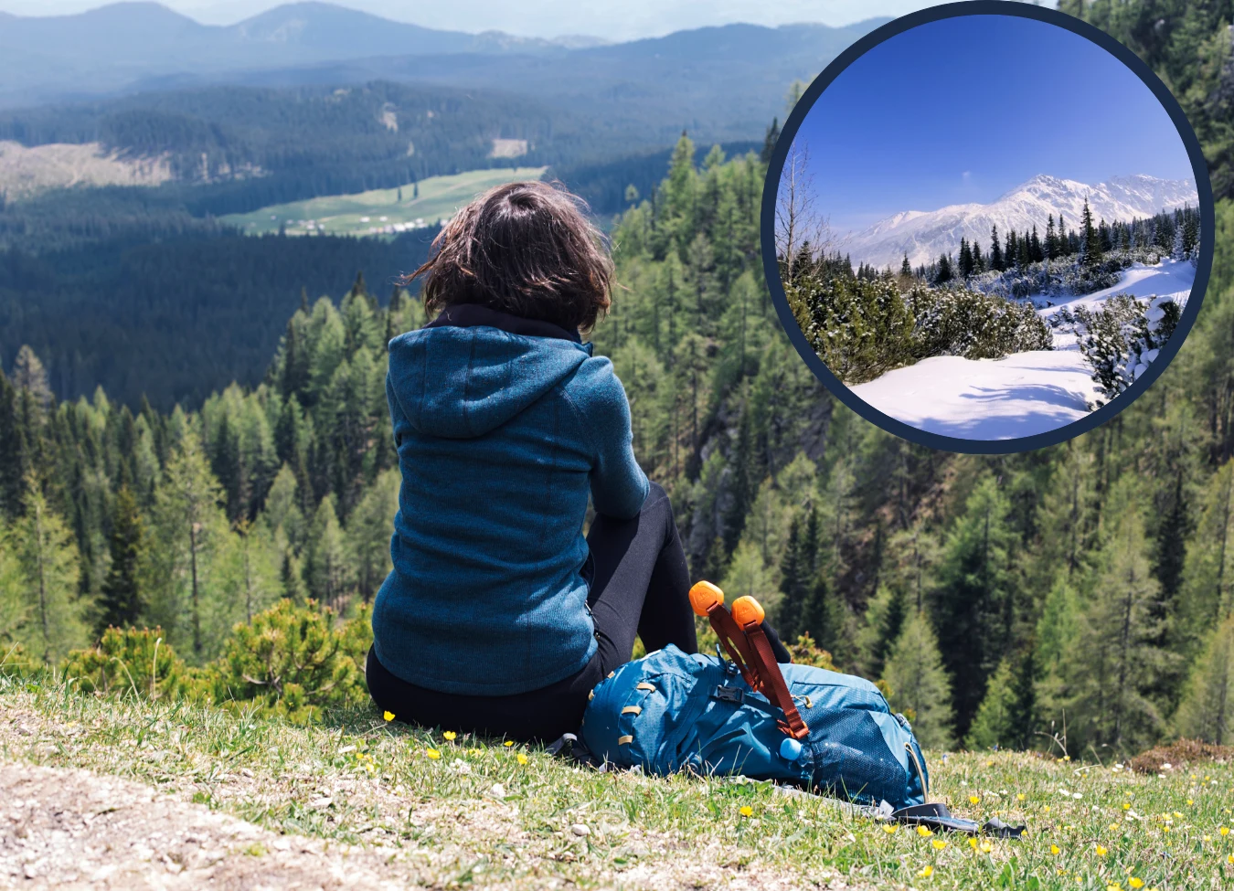 W górach pojawił się śnieg. Turyści powinni zachować rozwagę wybierać się na szlaki 