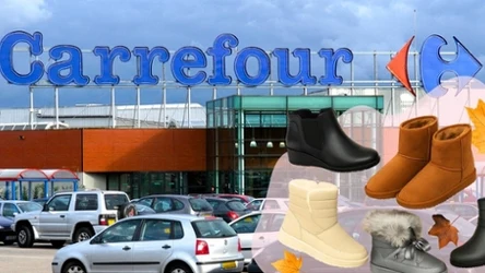 h tytułów do okładki:  Jesienny hit w Carrefour! Te botki z futerkiem rozchodzą się jak świeże bułeczki