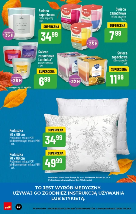 Świeca zapachowa Bolsius