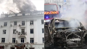 Dniepr w ogniu. Rosja wzięła na cel budynki mieszkalne, są ranni