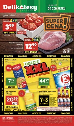 Gazetka promocyjna Delikatesy Centrum, ważna od 02.10.2025 do 08.10.2025.