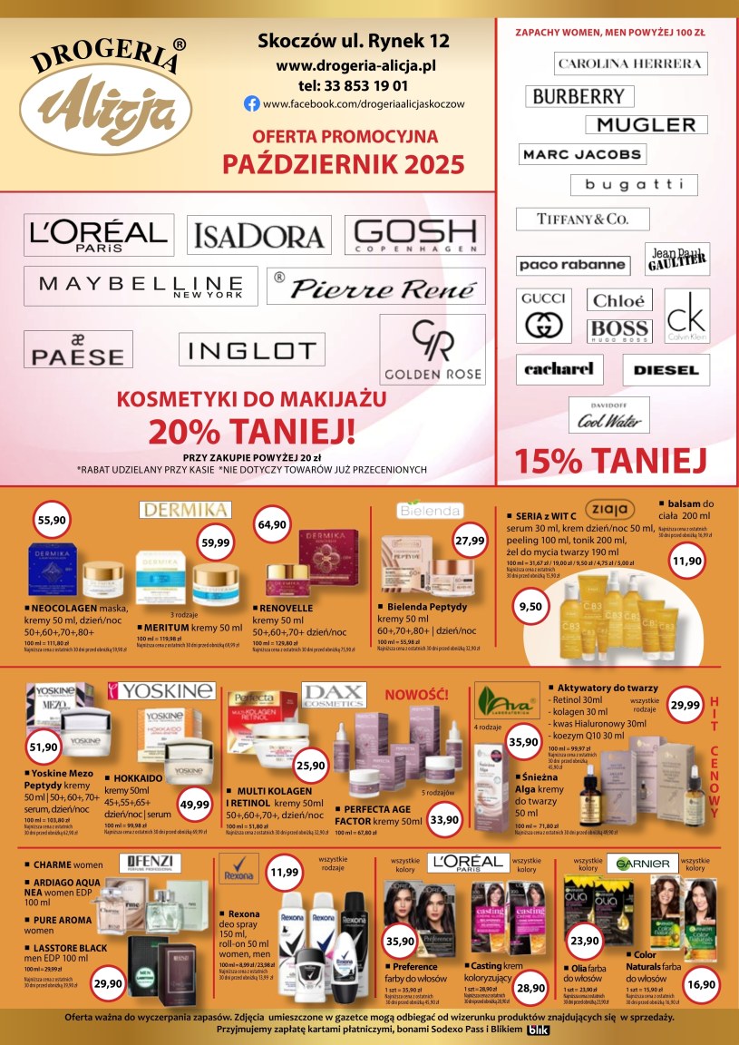 Gazetka promocyjna Drogeria Alicja - wygasła 2 dni temu