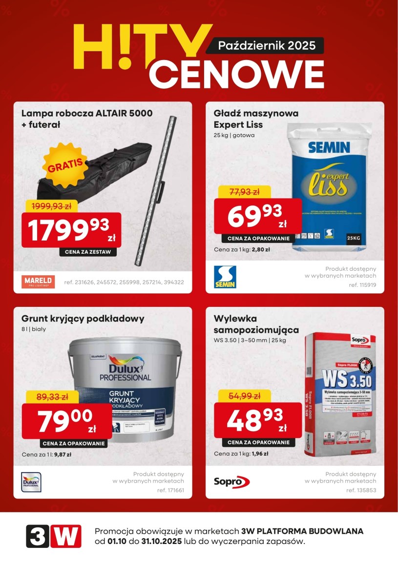Gazetka promocyjna 3W - ważna od 01. 10. 2025 do 31. 10. 2025