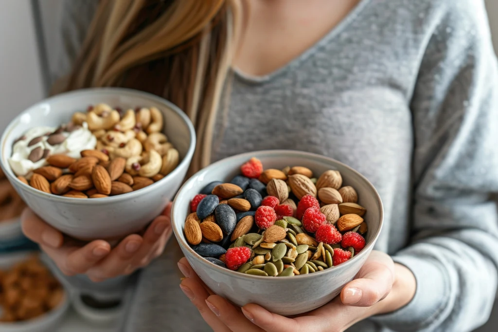 Dobrym rozwiązaniem jest wprowadzenie do jadłospisu owsianki z dodatkiem orzechów i pestek, która stanowi idealne połączenie smaku i wartości odżywczych Dobrym rozwiązaniem jest wprowadzenie do jadłospisu owsianki z dodatkiem orzechów i pestek, która stanowi idealne połączenie smaku i wartości odżywczych