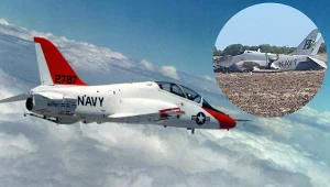 Samolot szkoleniowy amerykańskiej marynarki wojennej rozbił się w Teksasie