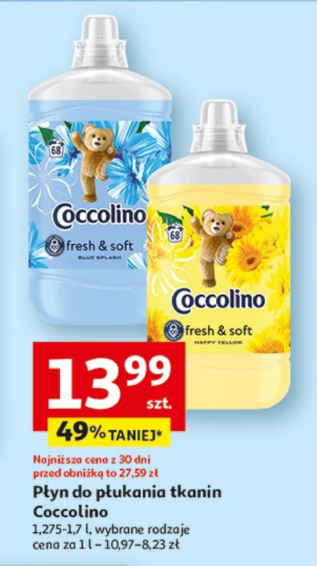 Płyn do płukania tkanin Coccolino