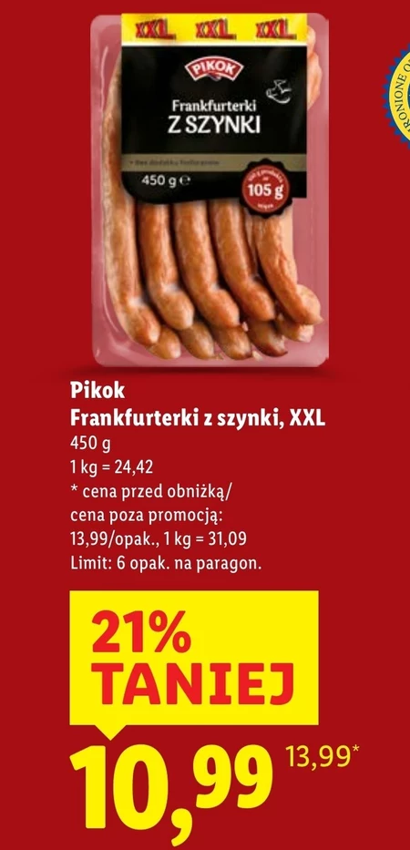 Сосиски Pikok