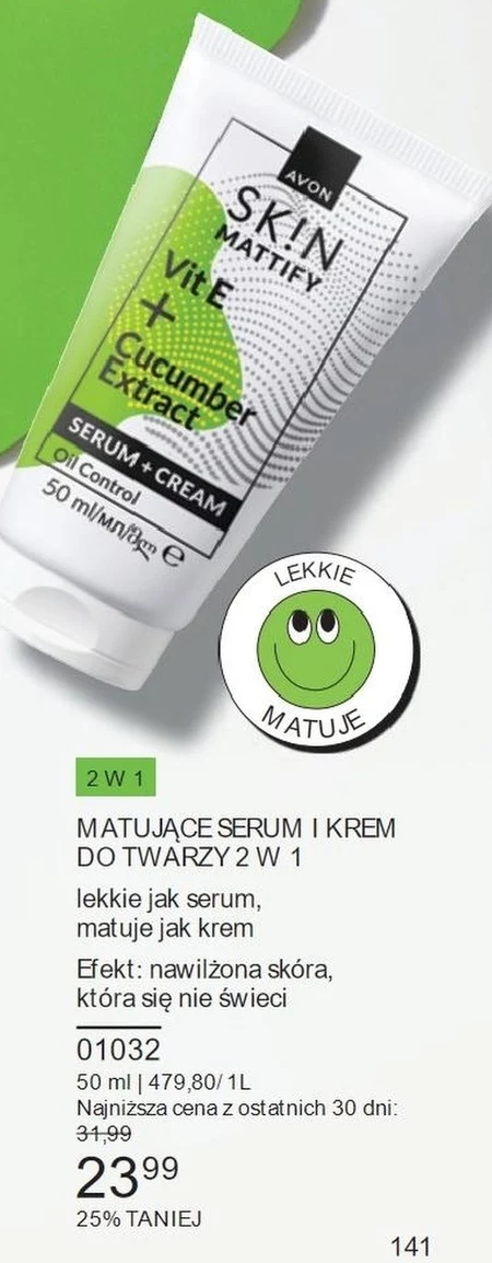 Krem matujący Avon