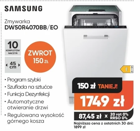 Zmywarka Samsung