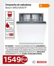 Zmywarka do zabudowy Bosch