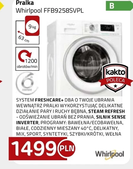 Pralka Whirlpool