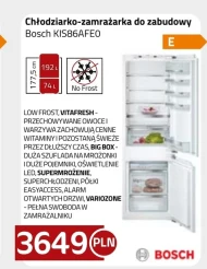 Chłodziarko zamrażarka Bosch
