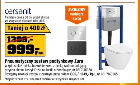 Zestaw podtynkowy Cersanit