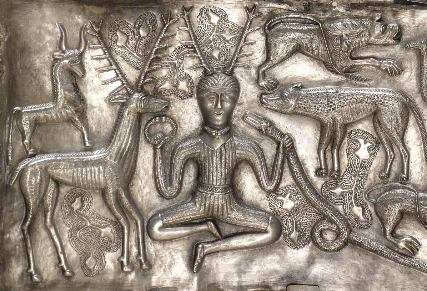 Wizerunek rogatego boga Celtów Cernunnosa