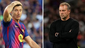 Robert Lewandowski i Hansi Flick