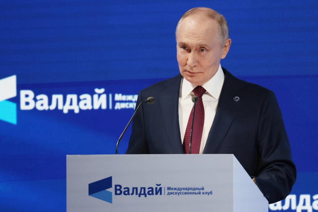 Władimir Putin na konferencji Wałdaj Władimir Putin na konferencji Wałdaj