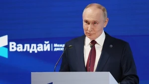 Władimir Putin na konferencji Wałdaj