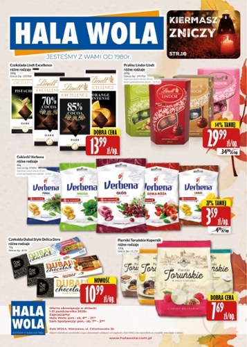 Gazetka promocyjna Hala Wola, ważna od 01.10.2025 do 31.10.2025.