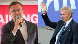 Robert Dobrzycki (z lewej) korzysta z rad Zbigniewa Bońka //Fotokibit/East News