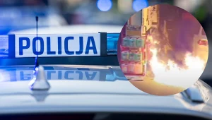 We Wrocławiu mężczyzna podpalił benzynę na stacji paliw
