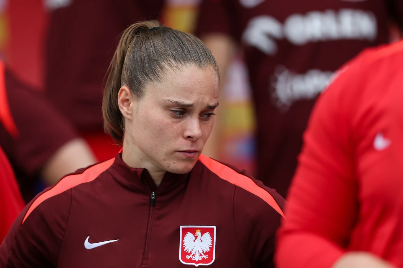 Ewa Pajor podczas meczu Polska - Ukraina Ewa Pajor podczas meczu Polska - Ukraina