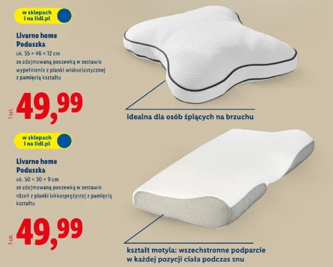 Poduszki w Lidlu od 6 października