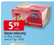 Deser mleczny Panna Cotta