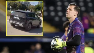 Wojciech Szczęsny przyłapany. Naprawdę jeździ chińskim samochodem