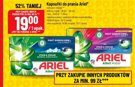 Kapsułki do prania Ariel