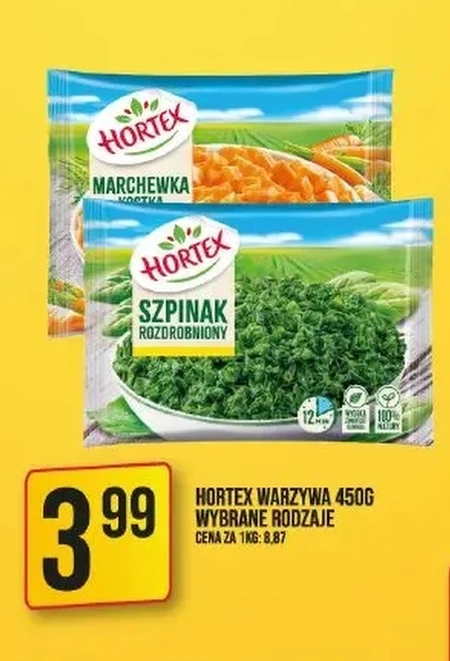 Mrożone warzywa Hortex