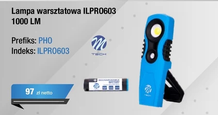 Lampa warsztatowa Indeks