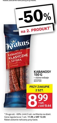 Kabanosy Krakus