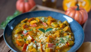 Risotto z dynią to przepyszna jesienna wersja tradycyjnego włoskiego dania