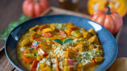 Risotto z dynią to przepyszna jesienna wersja tradycyjnego włoskiego dania
