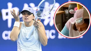 Iga Świątek w roli... jednorożca. Kuriozalne sceny. Ale to już koniec