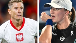 Robert Lewandowski i Iga Świątek
