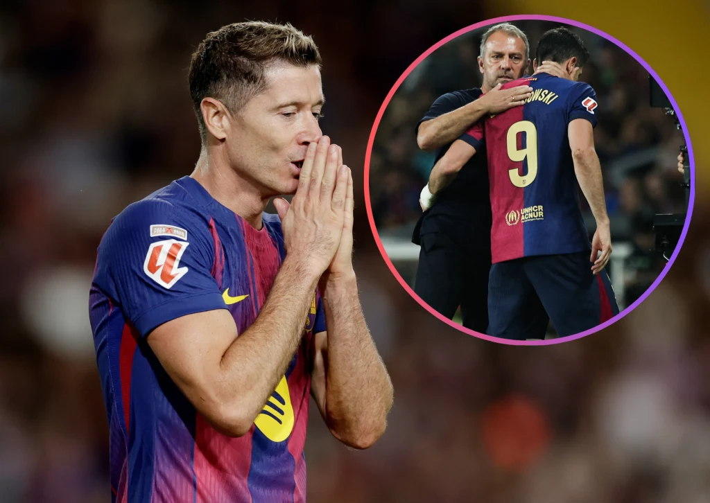 Robert Lewandowski i Hansi Flick Robert Lewandowski i Hansi Flick