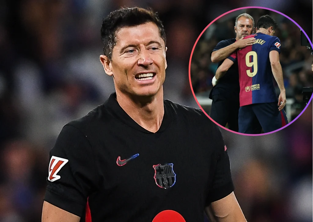 Robert Lewandowski i Hansi Flick Robert Lewandowski i Hansi Flick