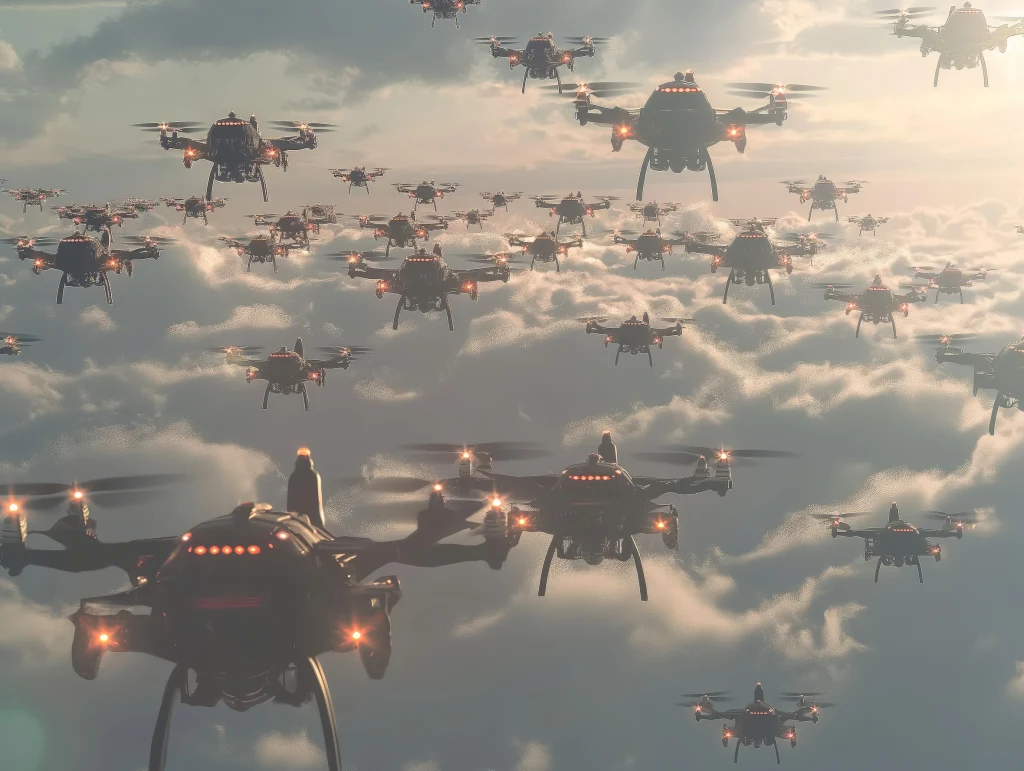Chińczycy pokazali technologię sterowania rojem dronów. Wykorzystywana obecnie do pokazów, w przyszłości może być używana przez armie na całym świecie