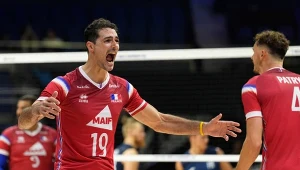 Yacine Louati (z numerem 19) w barwach reprezentacji Francji