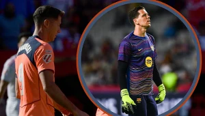 Robert Lewandowski i Wojciech Szczęsny