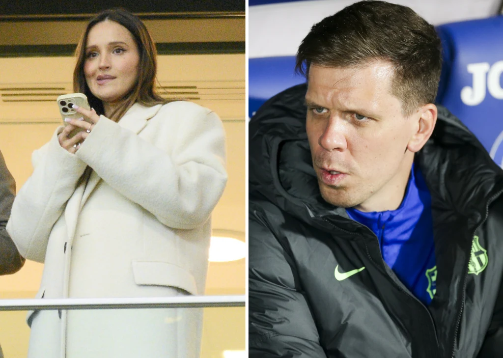 Na zdjęciu Marina Łuczenko-Szczęsna i Wojciech Szczęsny Na zdjęciu Marina Łuczenko-Szczęsna i Wojciech Szczęsny