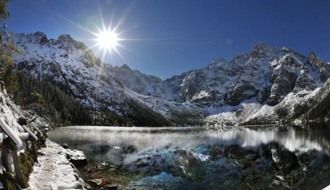 Morskie Oko zimą