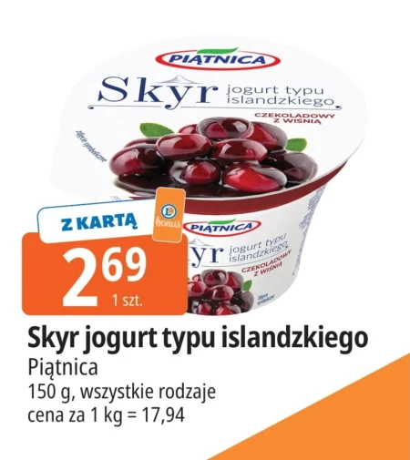 Jogurt typu islandzkiego Piątnica