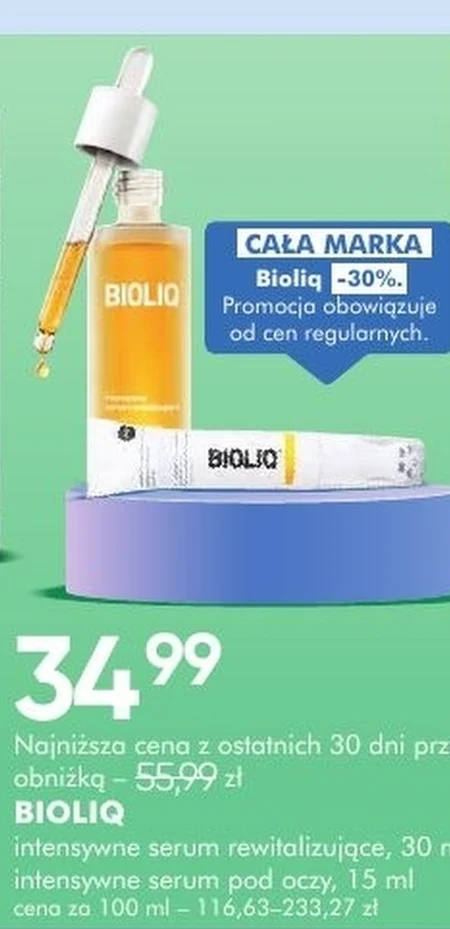Serum rewitalizujące Bioliq