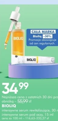 Serum rewitalizujące Bioliq