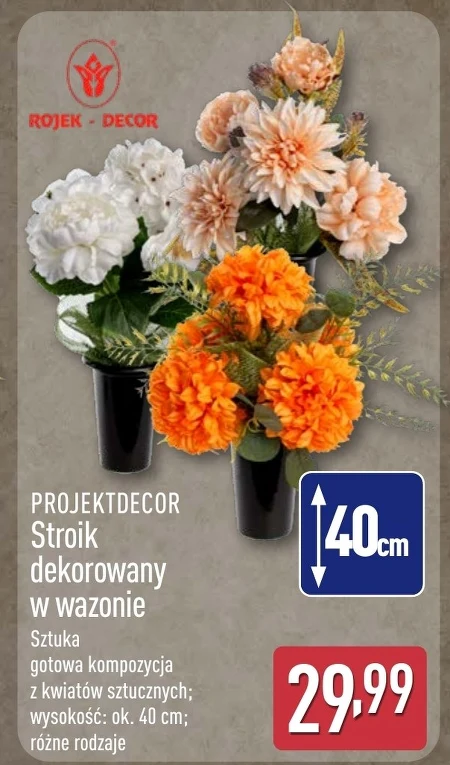 Stroik dekorowany Projektdecor