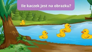 Tylko 1 na 10 osób udziela poprawnej odpowiedzi. Ile widzisz kaczek?