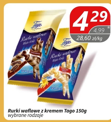 Rurki waflowe Tago